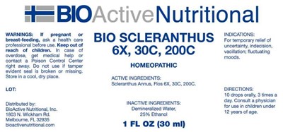 Bio Scleranthus 6x, 30c, 200c (Bani0256 Bio Scleranthus 6x, 30c, 200c 6 1 16)